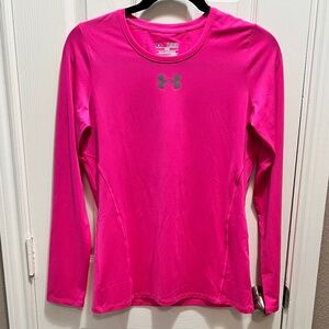 Under Armour Pink Long Sleeve Shirt Youth XL
